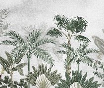 Alberi esotici giungla carta da parati