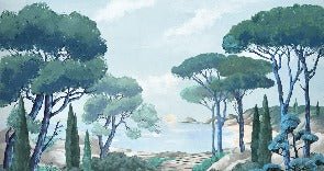 Papier peint balade dans les calanques, XXL, tendance