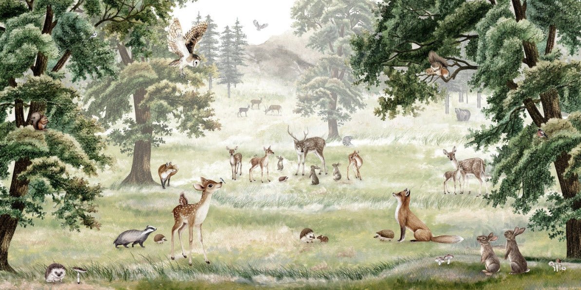 Animali e animali domestici in carta da parati per bambini