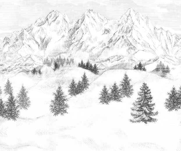 Sfondo della montagna di Chamonix