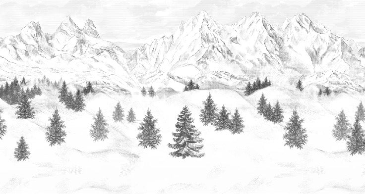 Papier peint Aiguilles d'Arves, XXL, tendance