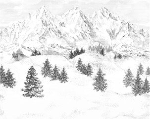 Sfondo della montagna di Chamonix