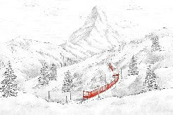 Carta da parati panoramica Matterhorn