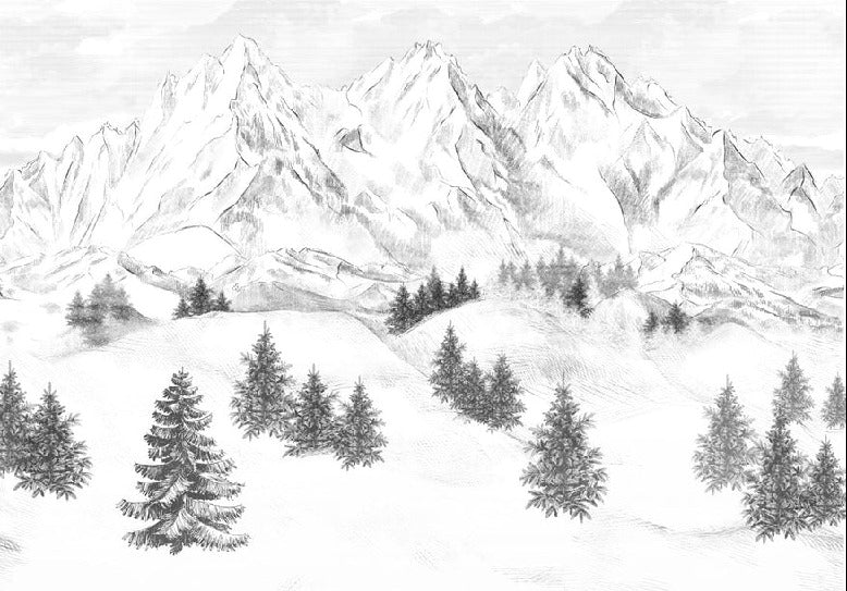 Sfondo della montagna di Chamonix