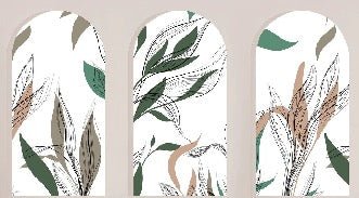 Carta da parati flora architettonica