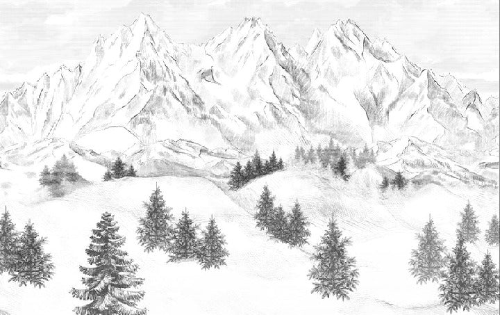 Sfondo della montagna di Chamonix