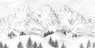 Sfondo della montagna di Chamonix