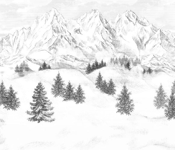 Sfondo della montagna di Chamonix