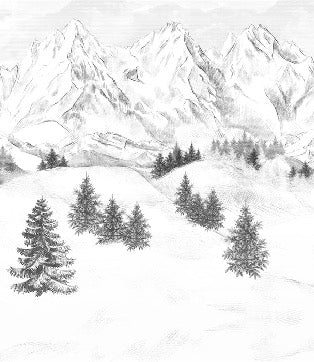 Sfondo della montagna di Chamonix