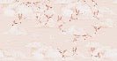 Carta da parati poetica per la cameretta dei bambini in terracotta