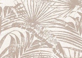 Carta da parati monocromatica con foglie di giungla