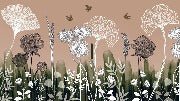 Carta da parati panoramica Floral addict