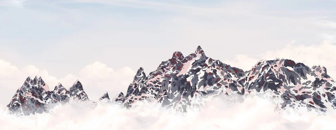 Cimes tramonto carta da parati