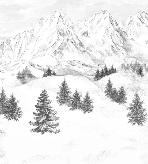 Sfondo della montagna di Chamonix