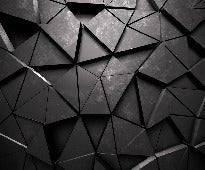 Papier peint 3D Black Perspective, XXL, tendance