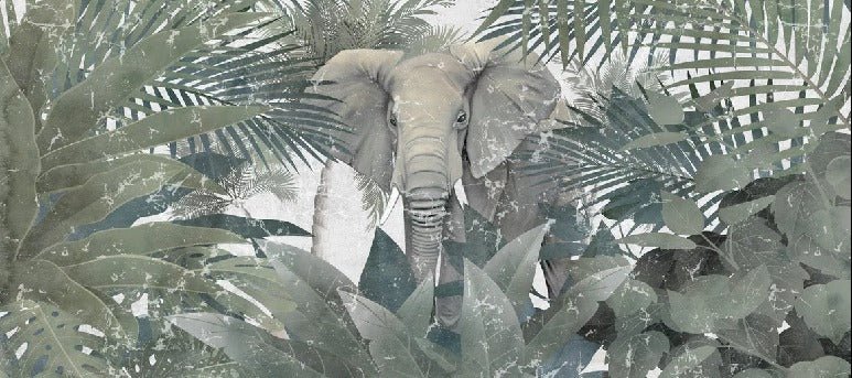 Carta da parati Amazon Elephant