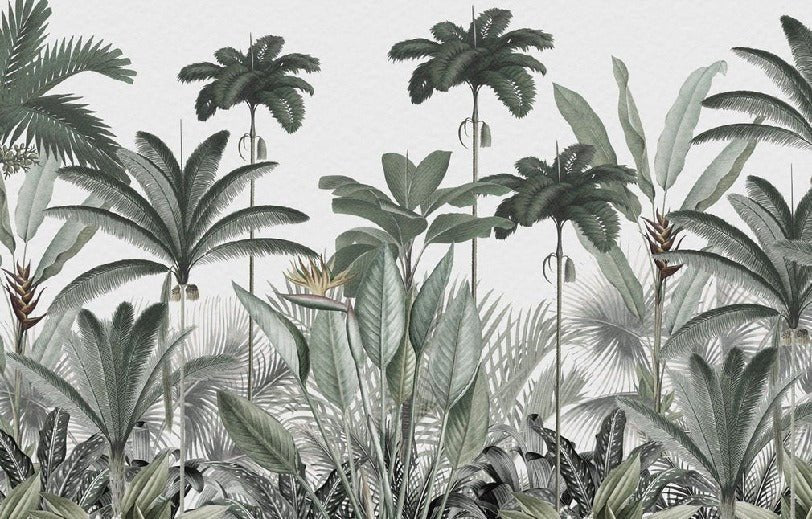 Papier peint panoramique jungle tree, XXL, tendance