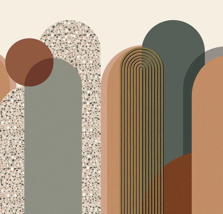 Papier peint Art déco graphique tendance, XXL, tendance