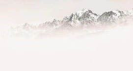 Carta da parati del Monte Bianco, mattina nebbiosa
