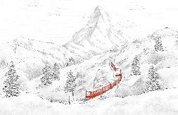 Carta da parati panoramica Matterhorn
