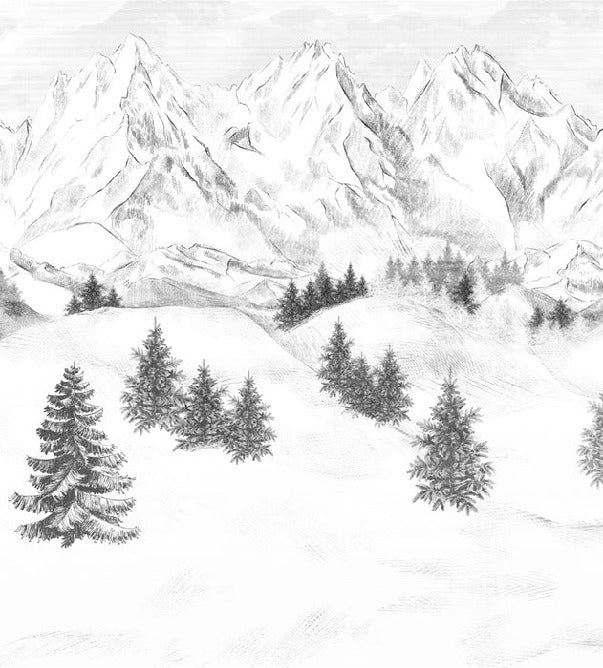 Sfondo della montagna di Chamonix