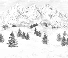 Sfondo della montagna di Chamonix