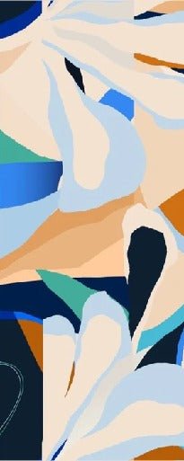 Papier peint abstrait vibrant, XXL, tendance