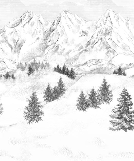 Sfondo della montagna di Chamonix
