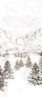 Alpi montagna carta da parati