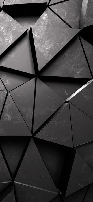 Papier peint 3D Black Perspective, XXL, tendance