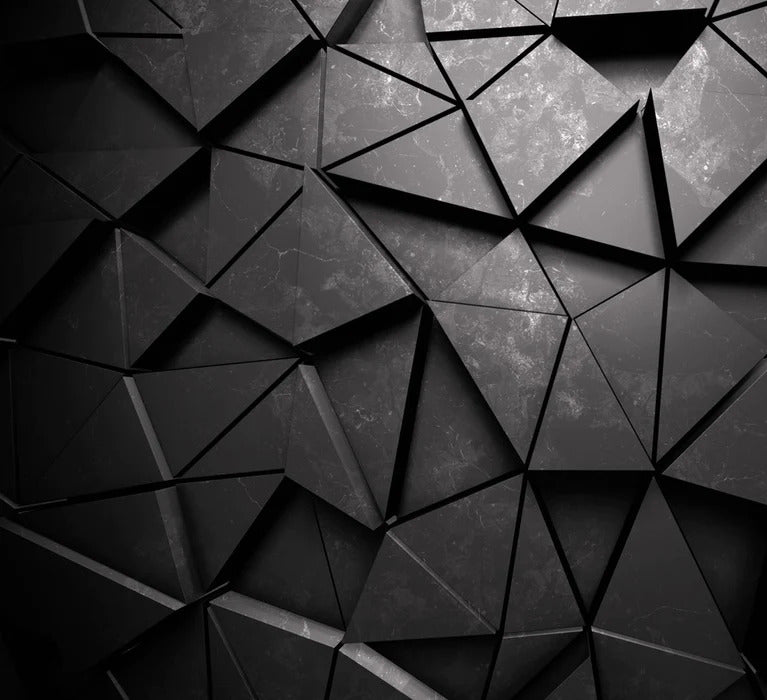 Papier peint 3D Black Perspective, XXL, tendance