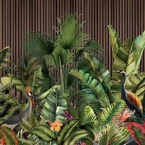 Carta da parati panoramica tasseau vegetal