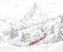 Papier peint panoramique Mont Cervin, XXL, tendance