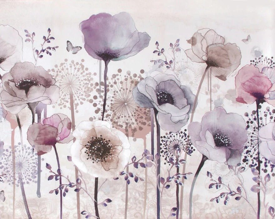 Papier peint Fleur Parme, XXL, tendance