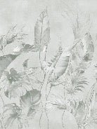 Papier peint élégante jungle sauge