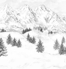 Sfondo della montagna di Chamonix