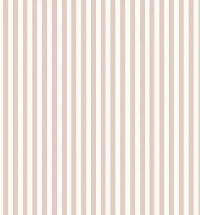 Carta da parati per toilette a righe retrò beige