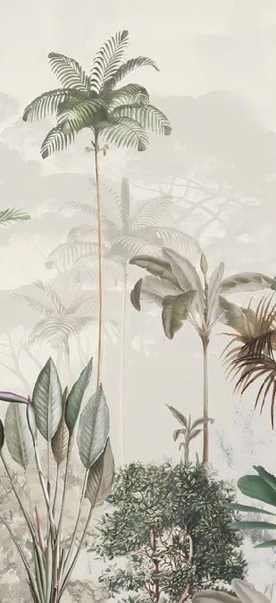 Carta da parati panoramica della giungla Green Eden
