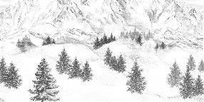 Sfondo della montagna di Chamonix