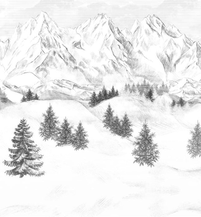 Sfondo della montagna di Chamonix