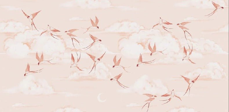 Papier peint chambre enfant poétique terracotta, XXL, tendance