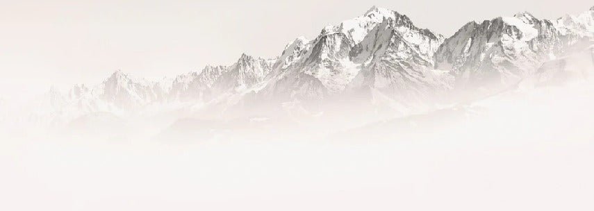 Carta da parati del Monte Bianco, mattina nebbiosa