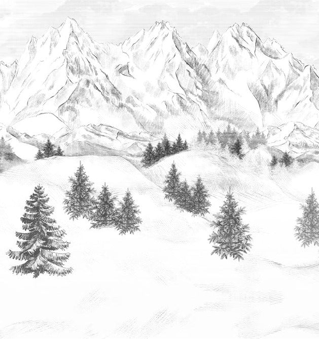 Sfondo della montagna di Chamonix