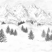 Sfondo della montagna di Chamonix
