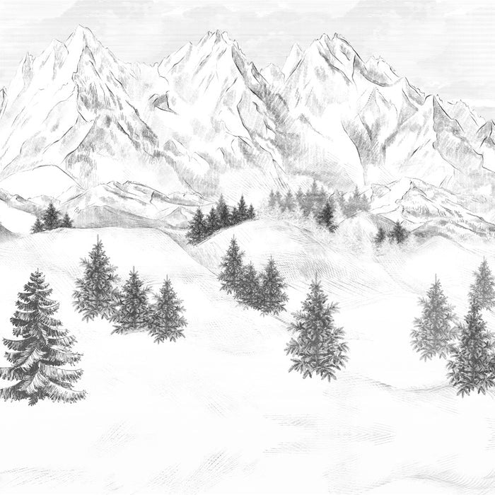 Sfondo della montagna di Chamonix