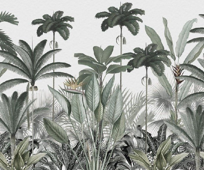 Papier peint panoramique jungle tree, XXL, tendance