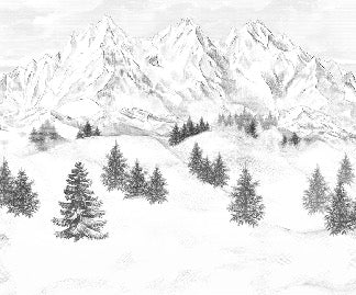 Sfondo della montagna di Chamonix