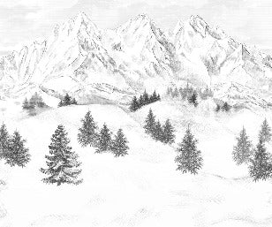 Sfondo della montagna di Chamonix