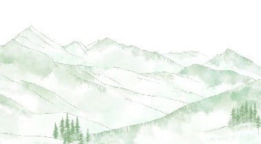 Carta da parati Aravis verde chiaro
