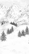 Sfondo della montagna di Chamonix